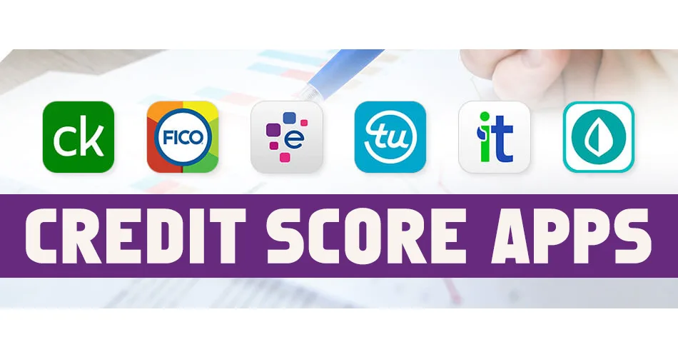 Credit Score Apps - Some available are credit karma credit sesame, mint, experian, myFico